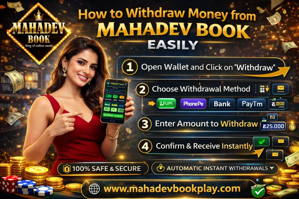 Mahadev Book Withdrawal