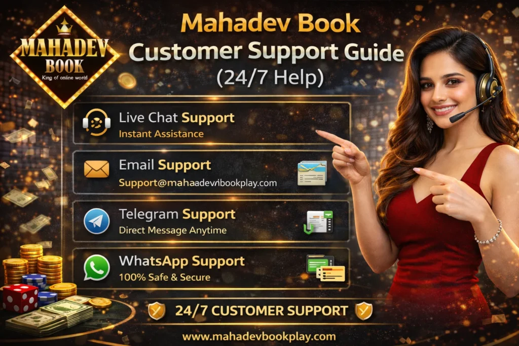 Mahadev Book Customer Support